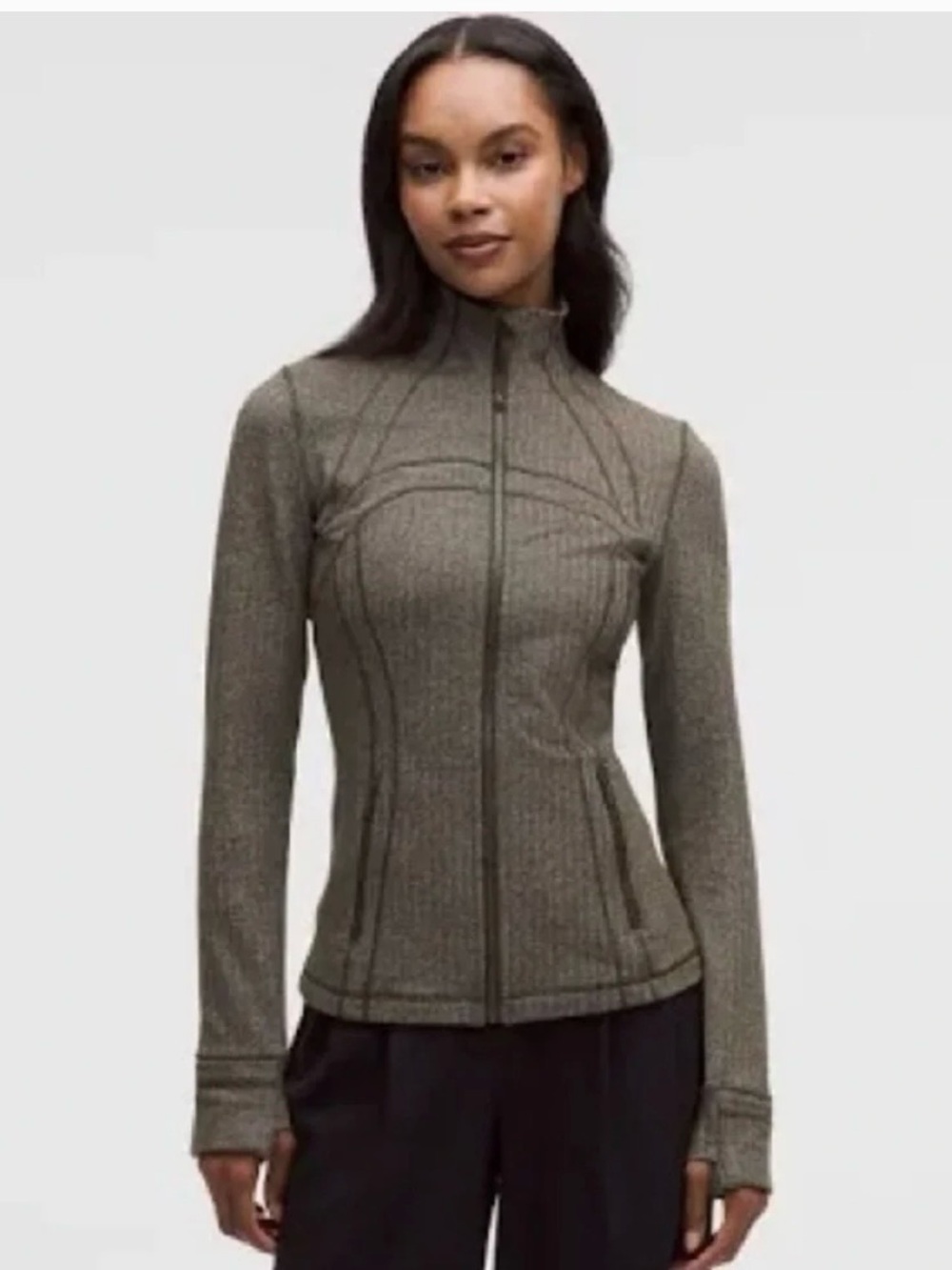 Lululemon Define Jacket Grey Sage (Heathered Greenish-Gray) 6